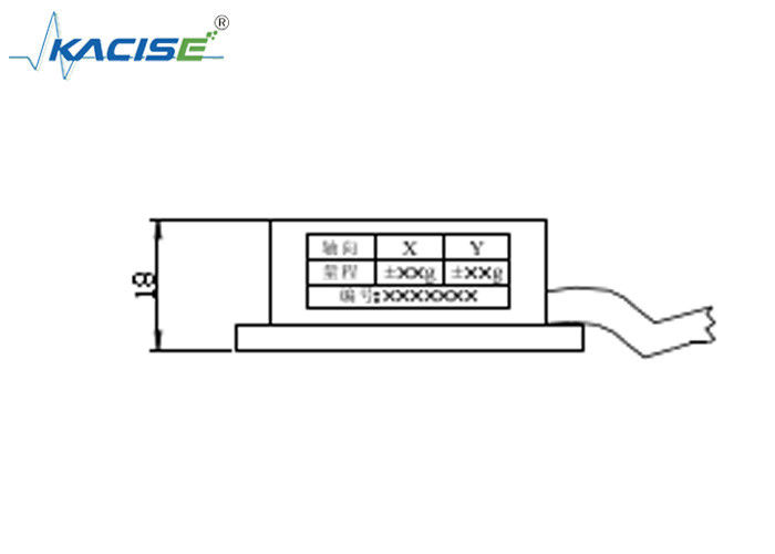 Accelerometro biassiale con portata ±10 g Uscita RS485 e intero intervallo di temperatura per prestazioni di vibrazione