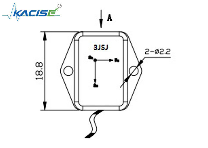 K-3JSJ-001 Sensore di accelerazione a tre assi leggero/Accelerometro triassiale ad alta velocità 0~3 V