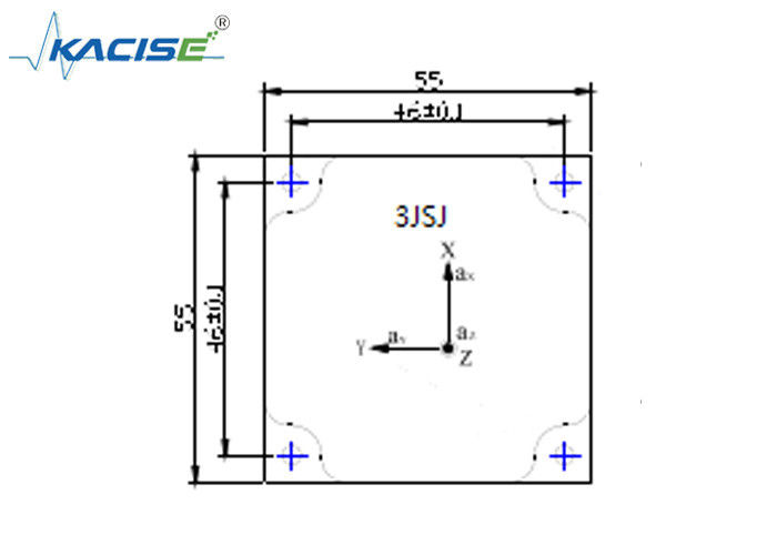 Sensore di accelerazione triassiale con portata di ±10 g, uscita RS422 e ampio intervallo di temperatura per applicazioni automobilistiche