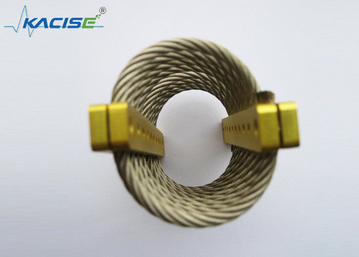 Isolatore industriale per funi metalliche in alluminio e acciaio inossidabile con foro pressato di tipo T con intervallo di carico da 3,5 a 2000 kg e frequenza naturale da 7 Hz a 15 Hz