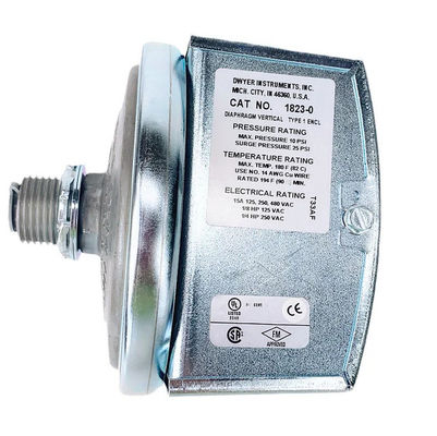 Dwyer 1823-10 Switch a bassa pressione differenziale con design compatto, elevata ripetibilità e facile regolazione