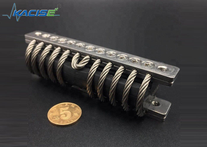 Isolatore di vibrazione per filo di filo 100G resistente agli urti con costruzione in alluminio e acciaio inossidabile certificato ISO9001:2008