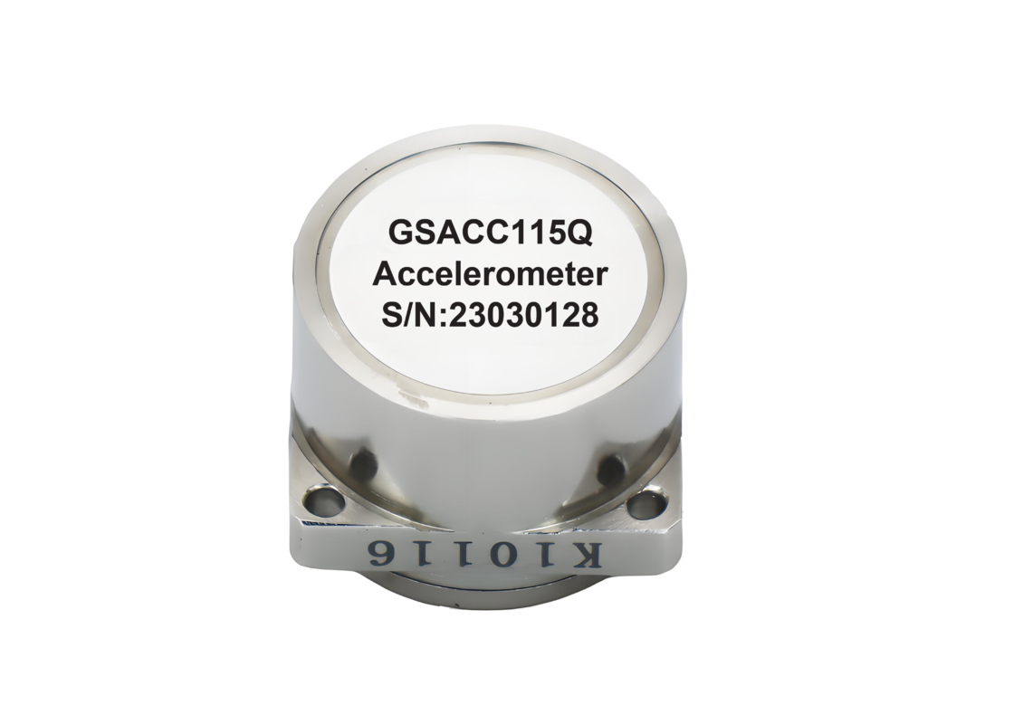 Sensore accelerometro flessibile al quarzo GSACC115Q con campo di misura ±30g, fattore di scala 1.0～1.6mA/g e stabilità di offset ≤50ug