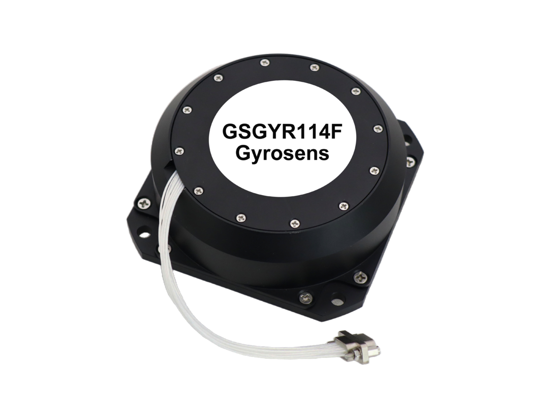 GSGYR114F Girometro a fibra ottica ad asse singolo con alimentazione singola a 5V, uscita RS422 e dimensioni compatte di 98×98×35mm
