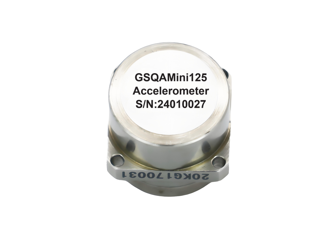 Mini Size Ø18.8×21 Quartz Flexible Accelerometer con fattore di scala 2.2~3.5mA/g e ripetibilità di bias ≤100ug