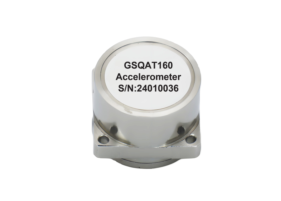 GSQAT160 Sensore ad accelerometro flessibile a quarzo con bias < 20 mg Fattore di scala 2,75 mA/g ± 1,8% e ripetibilità di bias 1mg