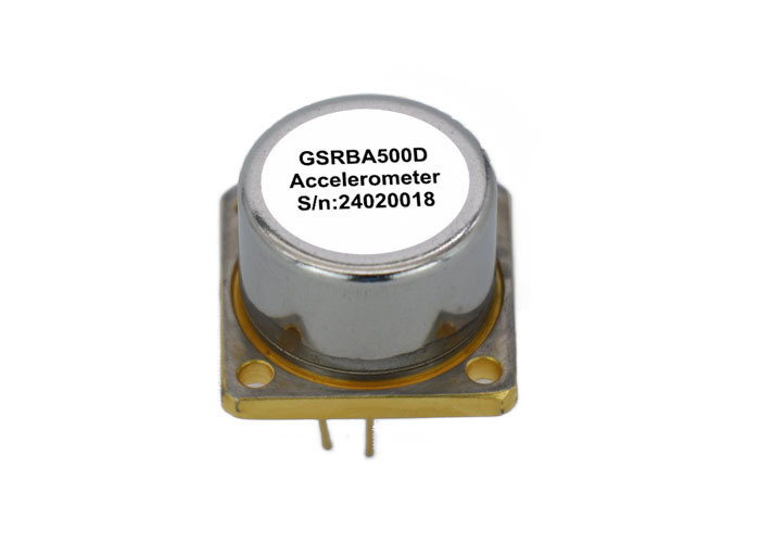 Accelerometro flessibile a quarzo GSRBA500D con gamma ± 70 g, piccole dimensioni 22 mm × 22 mm × 14 mm e alta affidabilità per applicazioni aerospaziali