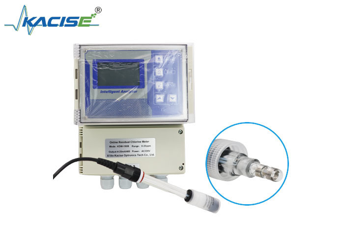 KSM-150B Misuratore di cloro residuo montato a parete con sensore non a membrana e uscita da 4 a 20 mA