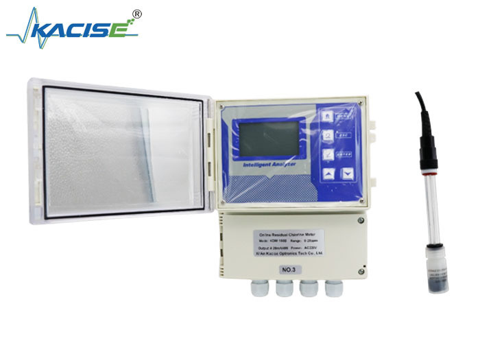Misuratore di cloro residuo a parete con protezione IP65 e IP68 e uscita 4-20mA per la misurazione del cloro libero