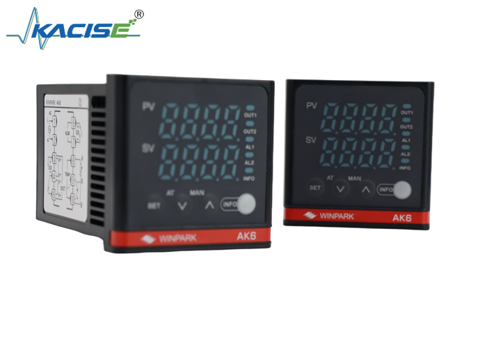 Controller di temperatura della serie YAK6 con memoria non volatile, accuratezza ± 0,5% FS e dimensioni del pannello 48×48