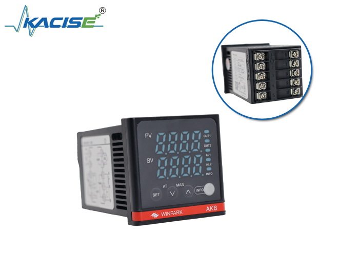 Controller di temperatura della serie YAK6 con memoria non volatile, accuratezza ± 0,5% FS e dimensioni del pannello 48×48