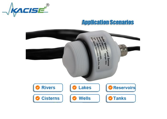 KWL801 Sensore di livello dell'acqua radar senza contatto con intervallo di frequenza 76 GHz-81 GHz 65m Intervallo di misurazione e precisione ±1 mm