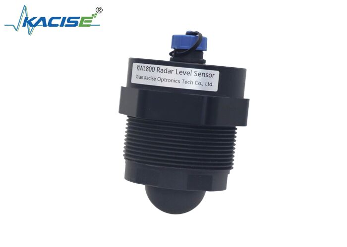 Sensore di livello dell'acqua radar KWL800 con frequenza da 80 GHz, campo di misura da 20 m e alloggiamento in PTFE