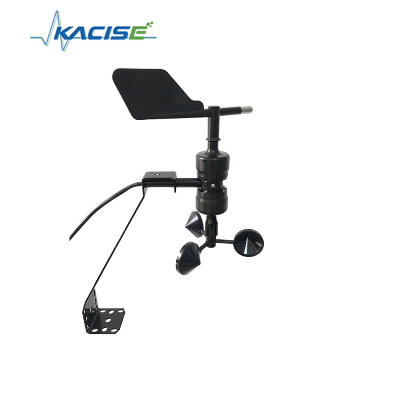 Sensore integrato di velocità e direzione del vento KQS-FSFX-S con lega di alluminio lavorata con precisione e opzioni di uscita multiple
