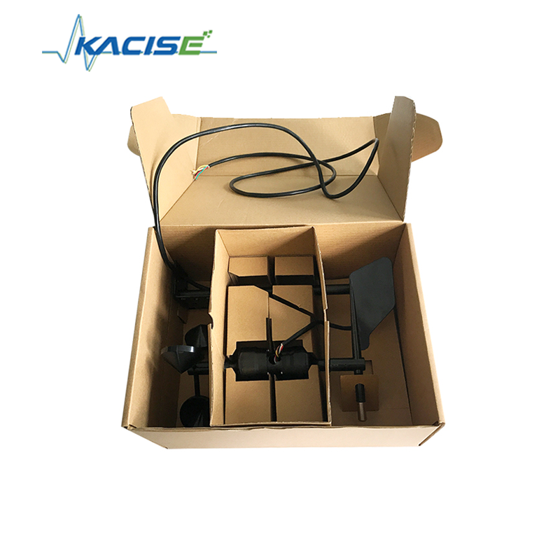 Sensore integrato di velocità e direzione del vento KQS-FSFX-S con lega di alluminio lavorata con precisione e opzioni di uscita multiple