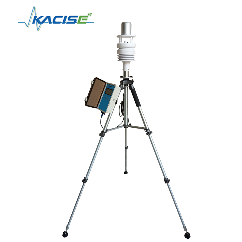 Portable Ultrasonic Weather Station with IP65 Waterproof Rating, 7-inch Resistive Touchscreen, and 50 Hours Operating Time