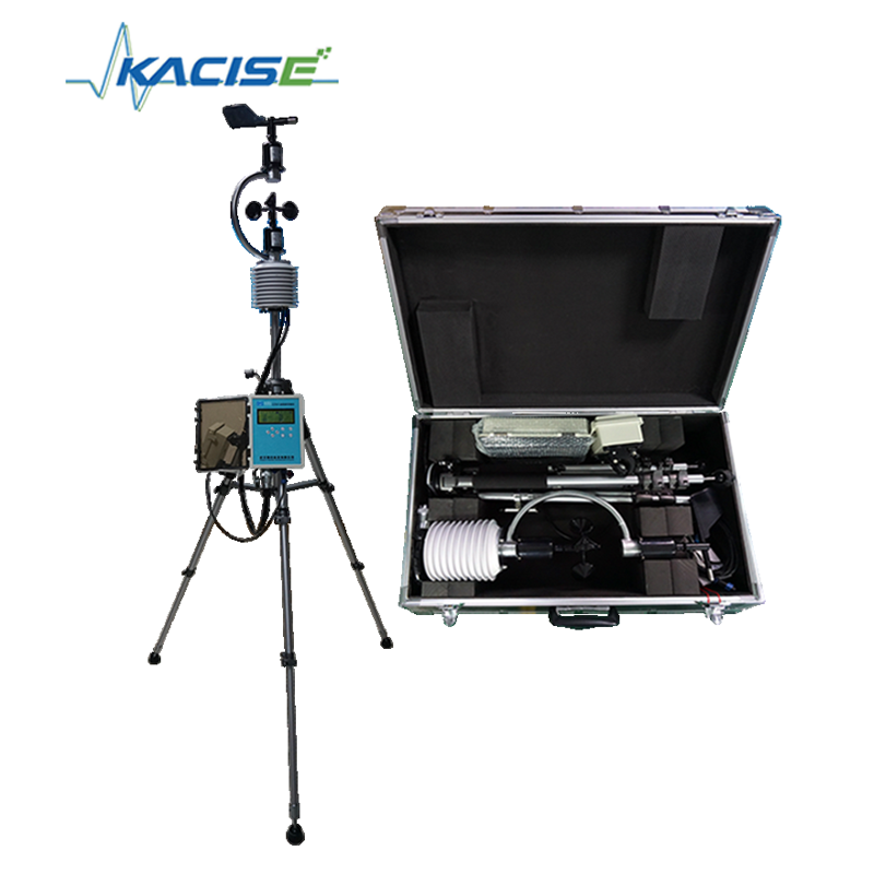 KQZ-BX stazione meteorologica portatile con design completamente impermeabile, batteria integrata e struttura pieghevole / telescopica