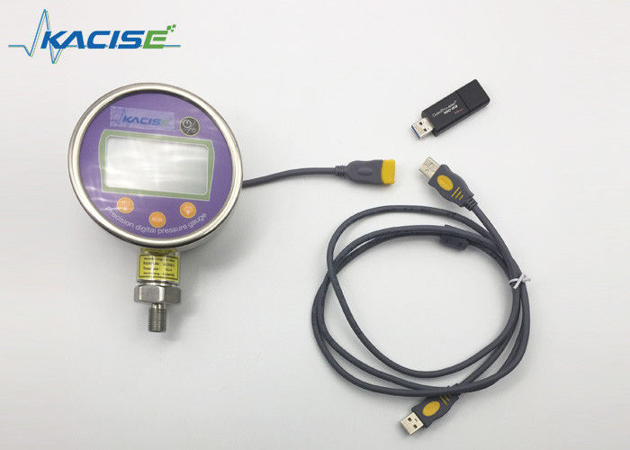 Pressometro digitale di precisione GXPS201C con precisione FS dello 0,05% e batteria al litio da 4000 mAh con touch button data logger