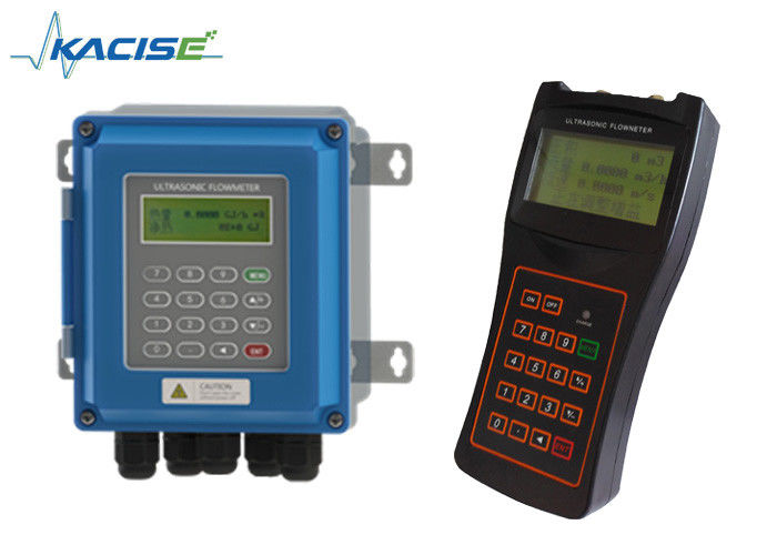 Alta precisione ±1% Massimetro portatile ad ultrasuoni con comunicazione Modbus RS485 per la misurazione digitale del flusso d'acqua