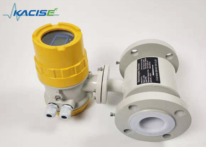 Misuratore di flusso elettromagnetico alimentare RS485 Misuratore di flusso wireless Basso consumo di energia con diametro DN10 ~ DN2600
