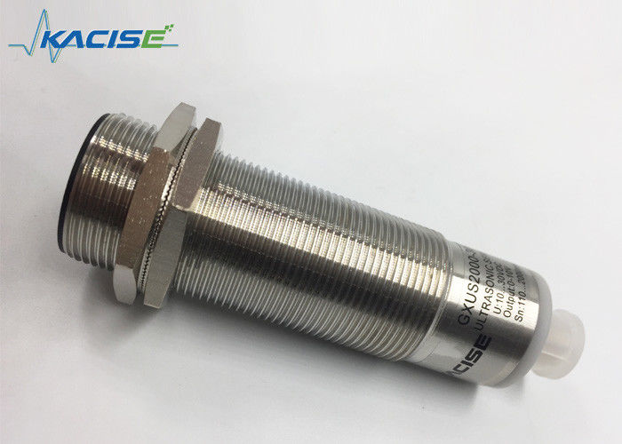 IP67 Modalità di sonno Sonda di livello ad ultrasuoni 50kHz Resistente alla corrosione con piastra bersaglio standard 100 mm x 100 mm