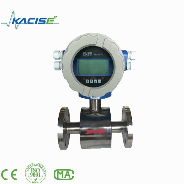 Misuratore di flusso elettromagnetico alimentare RS485 Misuratore di flusso wireless Basso consumo di energia con diametro DN10 ~ DN2600