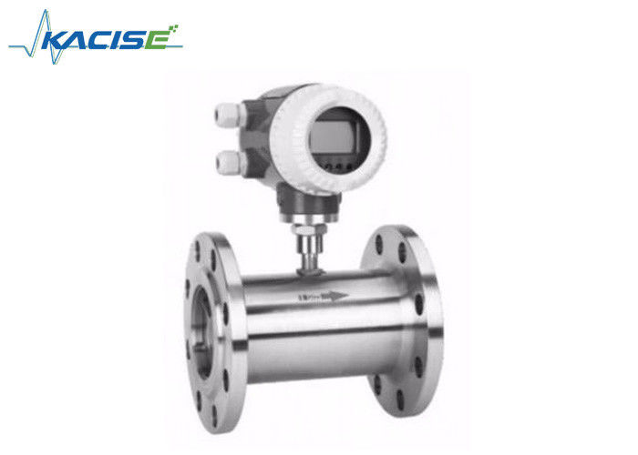 Misuratore di flusso in turbina ad alta precisione in acciaio inossidabile per gas di petrolio e misurazione digitale intelligente