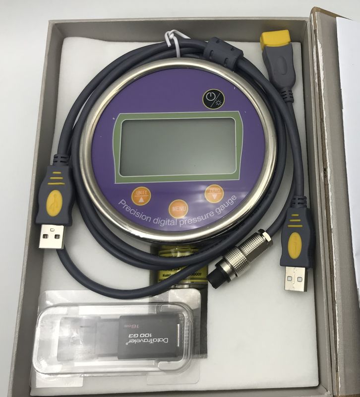 Misuratore di pressione digitale ad alta precisione in acciaio inossidabile con tasto touch e data logger GXPS201C