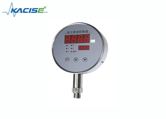 Regolatore di pressione intelligente in materiale SS316L con uscita relè a 5 vie e precisione dello 0,5%.