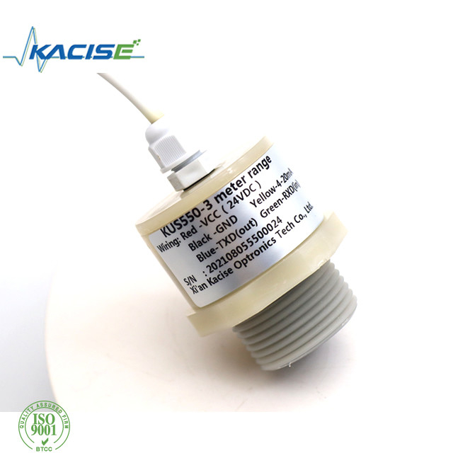 Robusto alloggiamento in PVC Sensore di distanza ad ultrasuoni intelligente per automazione industriale con grado ip ip68