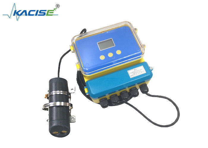 Misuratore di flusso Doppler ad ultrasuoni di tipo split con uscita RS485 e batteria alimentata per misurazione della profondità dell'acqua da 0,02m ∼ 10,00m