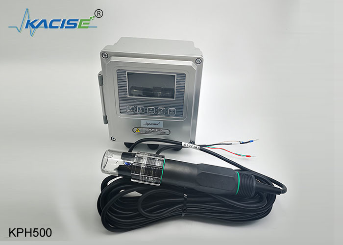 Esposizione LCD di alta precisione di pH ORP GPRS di acquacoltura di trattamento delle acque reflue dell'acqua di qualità di comunicazione online del sensore RS485